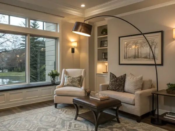 간접 조명이 만드는 부드러운 작업 공간